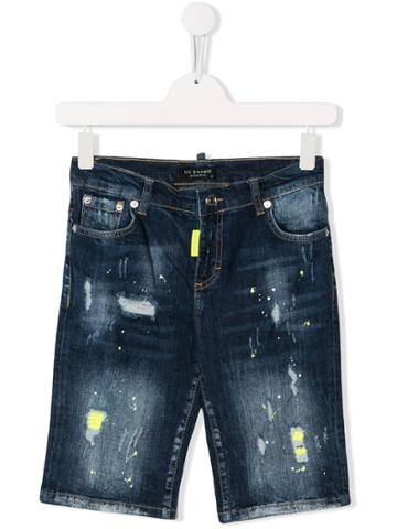 My Brand Kids Distressed Shorts - Blue