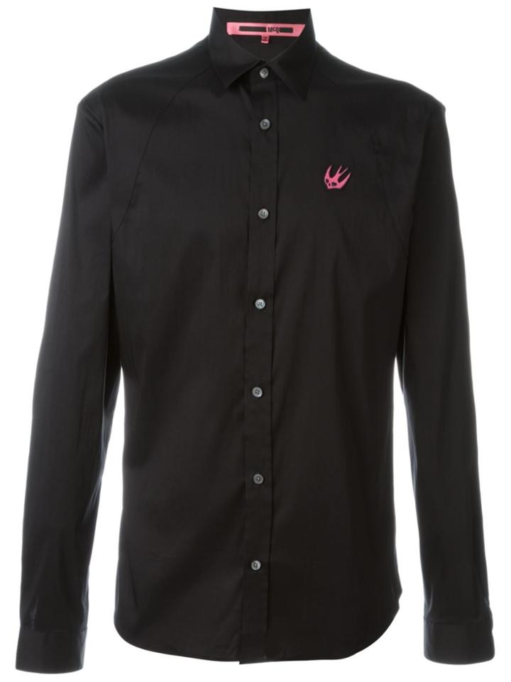 Mcq Alexander Mcqueen 'swallow Harness' Shirt - Black