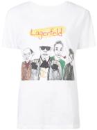 Unfortunate Portrait Lagerfeld T-shirt - White