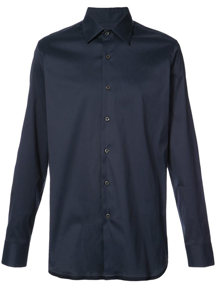 Prada Classic Stretch Shirt - Blue