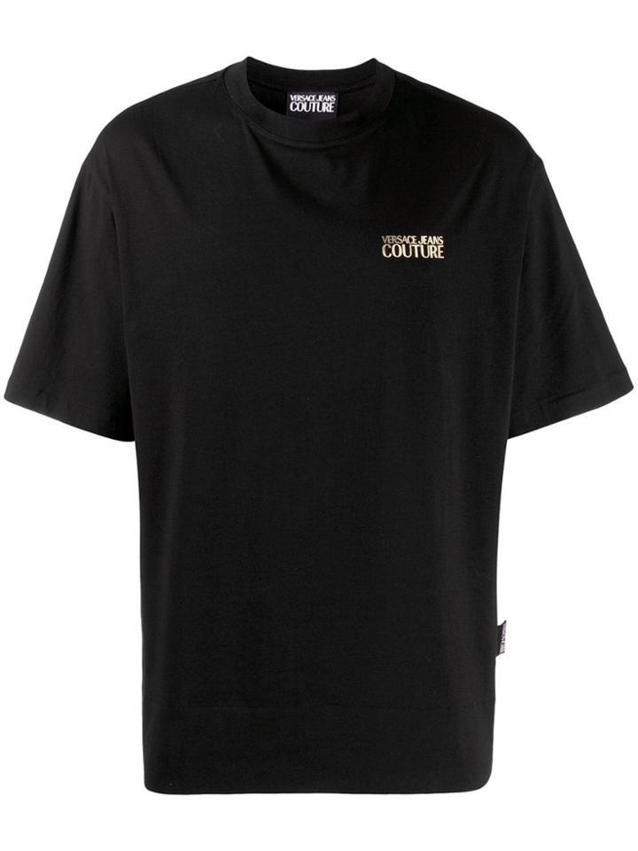 Versace Jeans Logo Short-sleeve T-shirt - Black