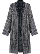 Cecilia Prado Open Front Knitted Cardi-coat, Women's, Size: Pp, Blue, Acrylic/polyamide/viscose