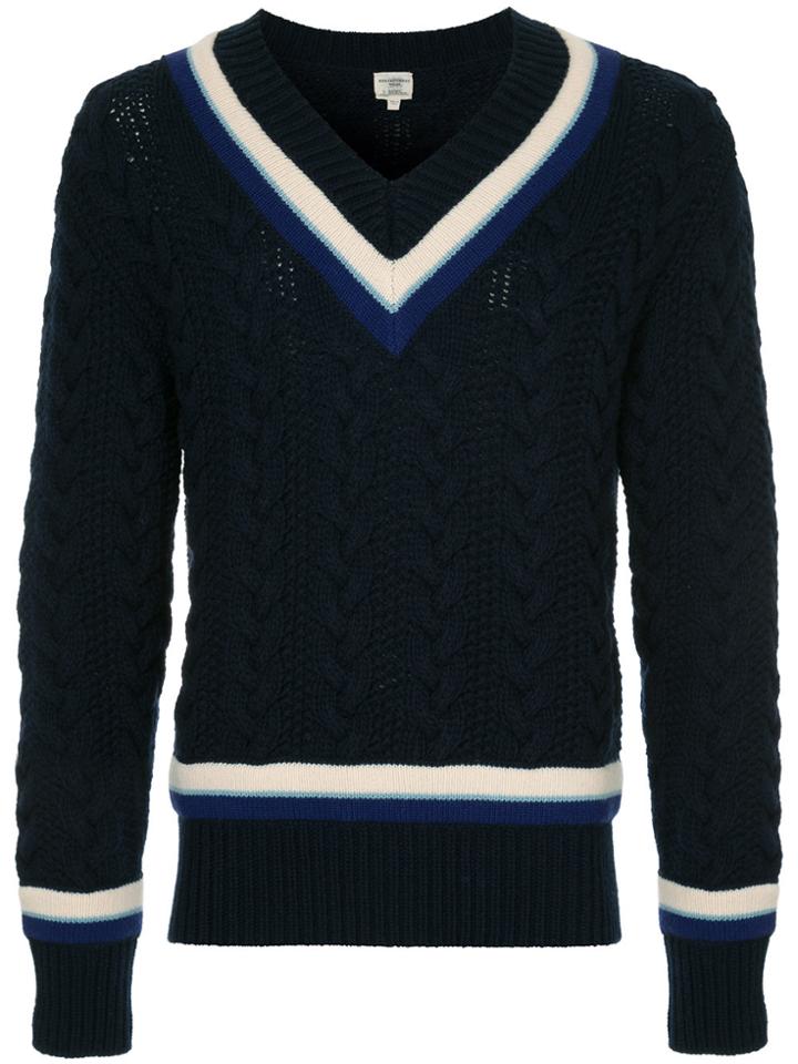 Kent & Curwen V-neck Sweatshirt - Blue