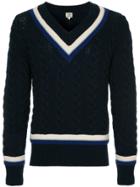 Kent & Curwen V-neck Sweatshirt - Blue