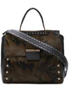 Furla 'artesia' Shoulder Bag, Women's, Black, Leather/calf Hair