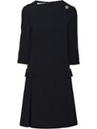 Prada Crepe Cady Dress - Black