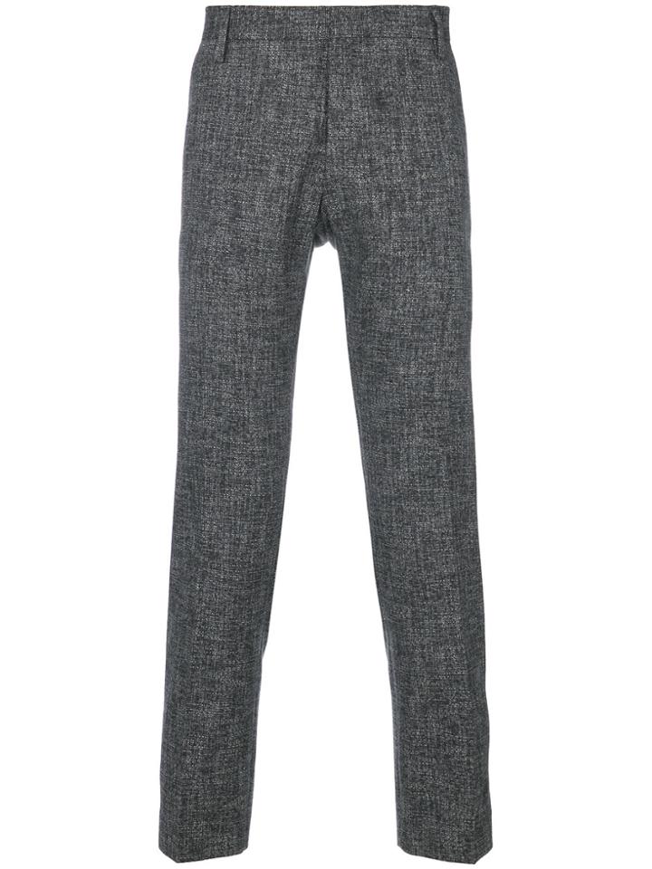 Entre Amis Tailored Fitted Trousers - Black