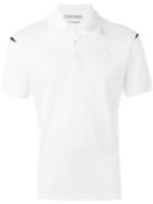 Alexander Mcqueen Skull Patch Polo Shirt, Men's, Size: L, White, Cotton/viscose/polyester