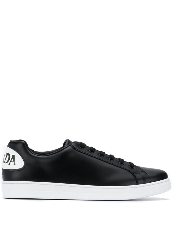 Prada Comics Patch Sneakers - Black