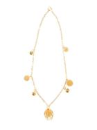 Soha Sardinia Textured Bead Necklace, Women's, Gold