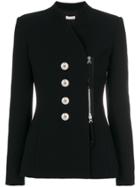 Altuzarra Off Centre Zipped Fitted Jacket - Black