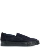 Emporio Armani Flatform Slippers - Blue