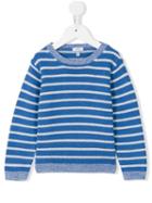Knot - Endless Wind Striped Sweater - Kids - Cotton - 4 Yrs, Blue