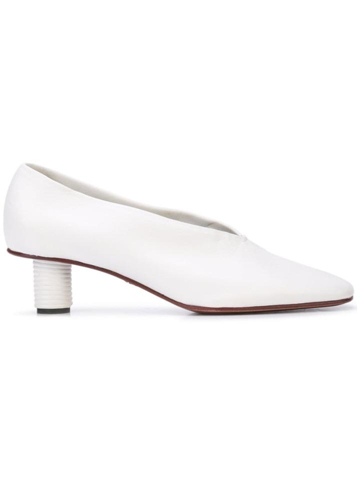 Proenza Schouler Wrapped Heel Pumps - White