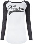 Andrea Bogosian - Printed T-shirt - Women - Linen/flax - M, White, Linen/flax