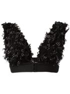Maison Margiela Polka Dot Raw Edge Top - Black