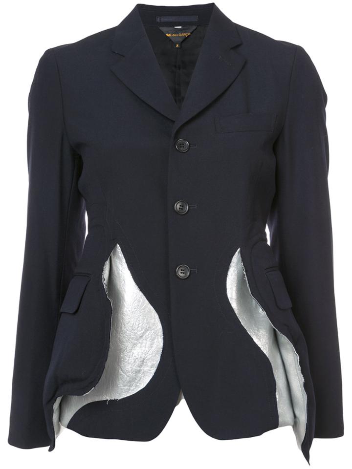 Comme Des Garçons Structured Jacket - Blue