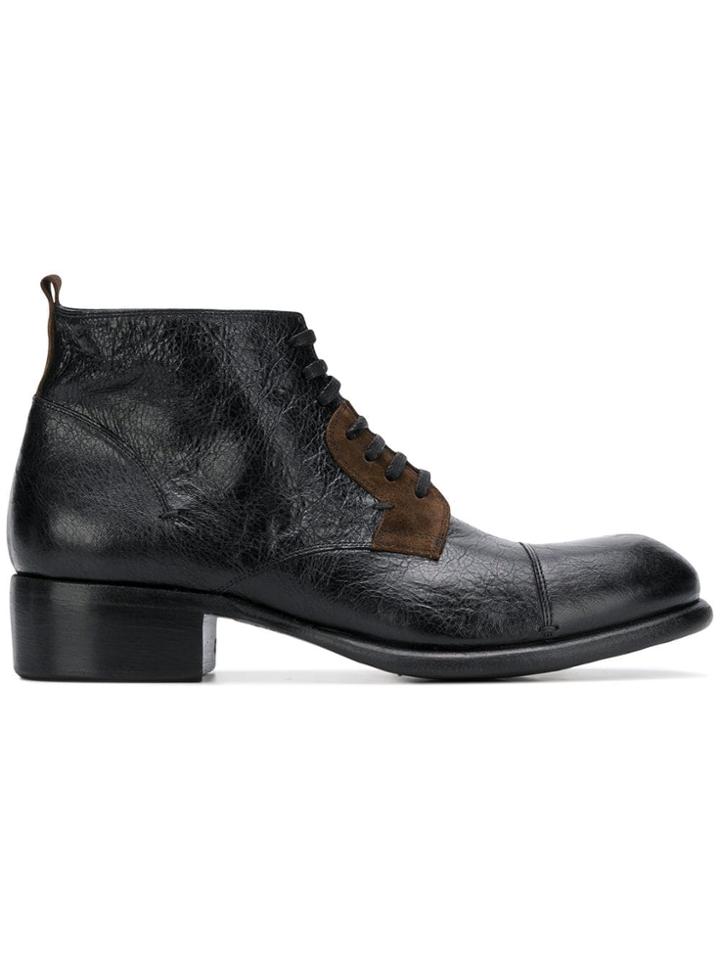 Rocco P. Lace-up Boots - Black