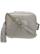 Jérôme Dreyfuss Pascal Bag, Women's, Grey, Cotton/calf Leather/lamb Skin