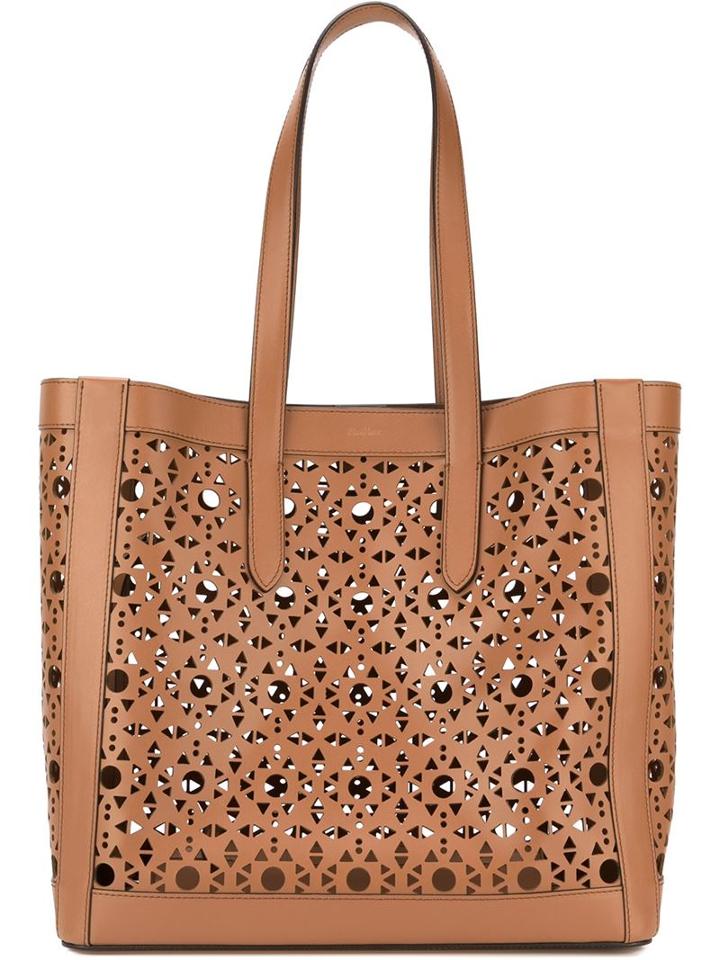 Max Mara Laser Cut Detail Tote
