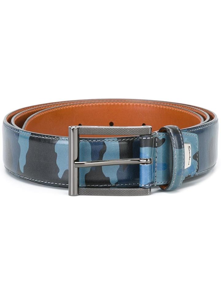 Santoni Camouflage Belts