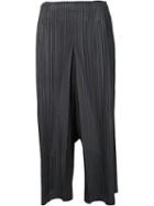 Pleats Please By Issey Miyake Pleated Drop Crotch Trousers