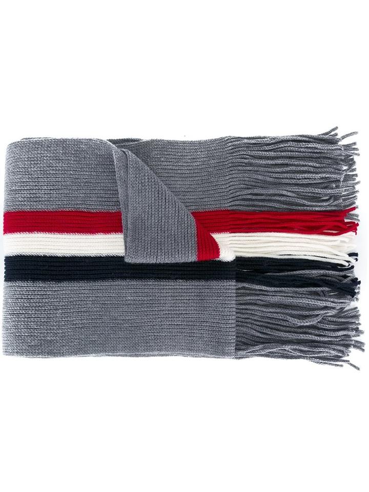 Moncler Stripe Detail Scarf