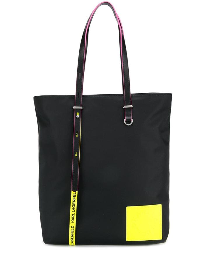 Karl Lagerfeld Nylon Shoulder Bag - Black