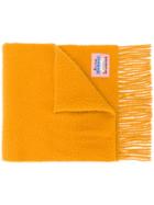 Acne Studios Holmes Fringed Scarf - Yellow