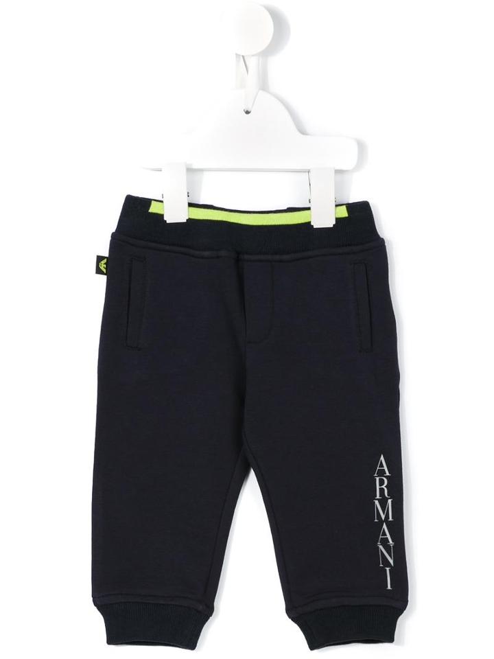 Armani Junior Track Pants, Infant Boy's, Size: 9 Mth, Blue