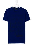 Dsquared2 Kids Teen Safety Pin Print T-shirt - Blue