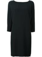 M Missoni Three Quarter Sleeves Dress, Women's, Size: 38, Black, Acetate/silk