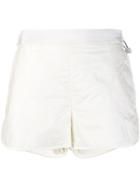 Moncler High-waisted Shorts - White
