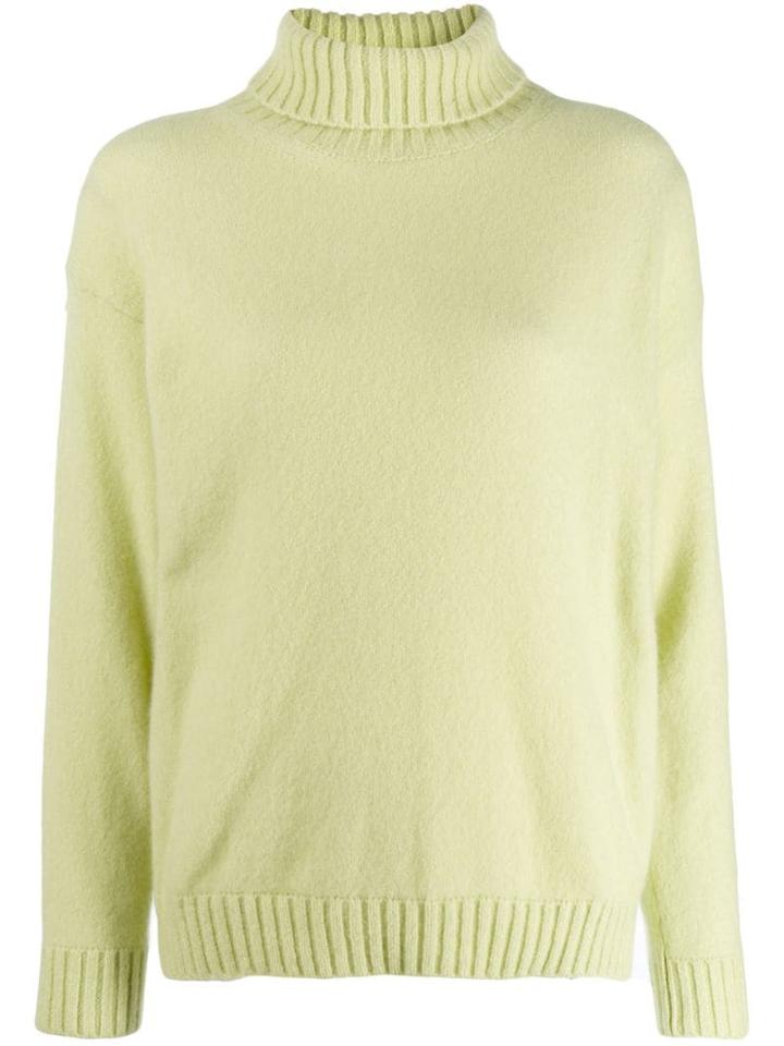 Laneus Roll Neck Jumper - Green