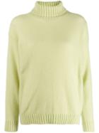 Laneus Roll Neck Jumper - Green