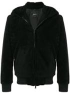 Hevo Zipped Hoodie - Black