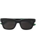 Gucci Eyewear Web Detail Sunglasses - Black