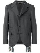 Comme Des Garçons Homme Plus Panel Detail Suit Jacket - Grey