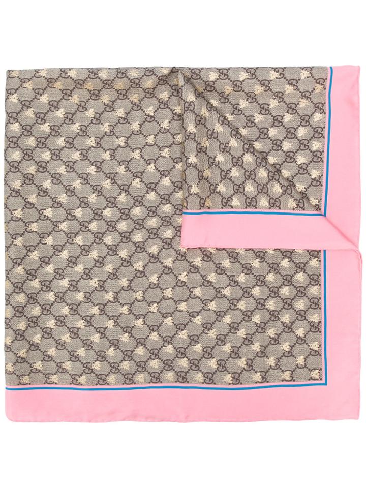 Gucci Gg Supreme Scarf - Nude & Neutrals