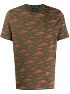 Ps Paul Smith Camouflage-print T-shirt - Green