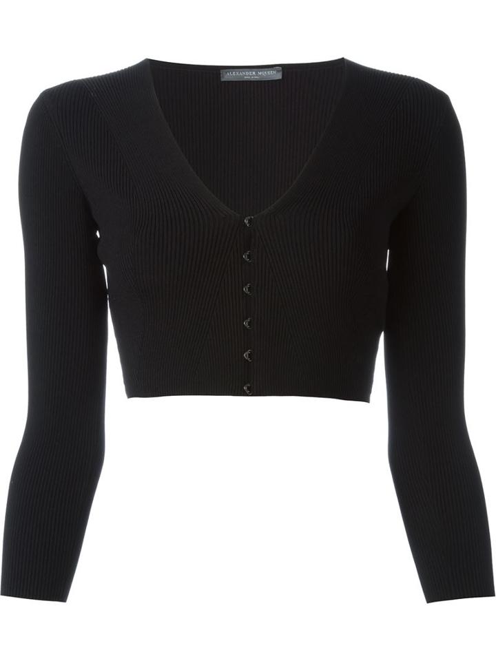 Alexander Mcqueen Cropped Cardigan
