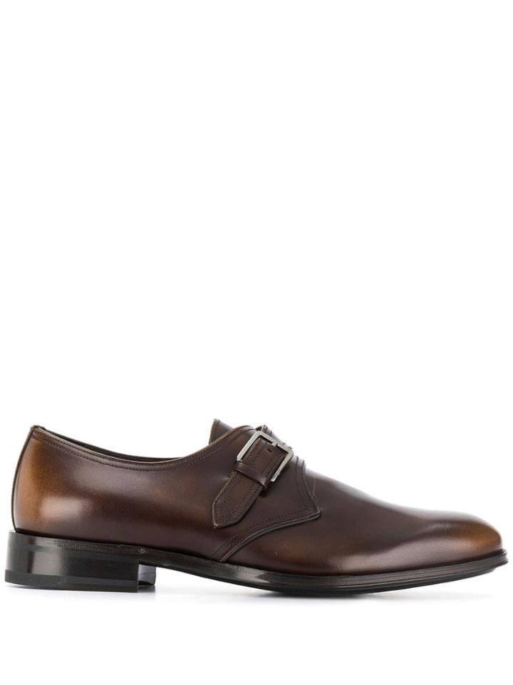 Salvatore Ferragamo Monk-strap Shoes - Brown