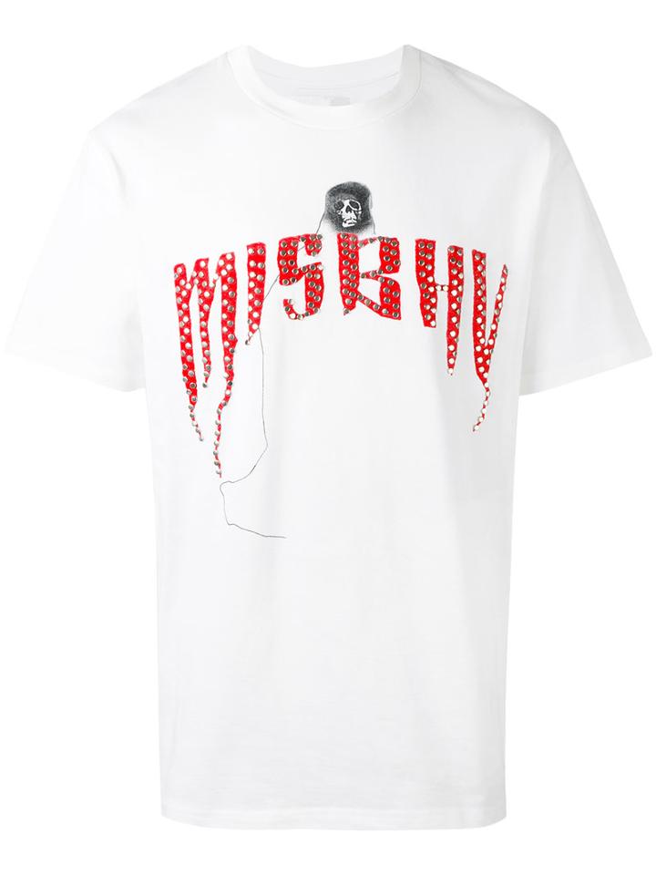 Misbhv - Logo Printed T-shirt - Men - Cotton - M, White, Cotton