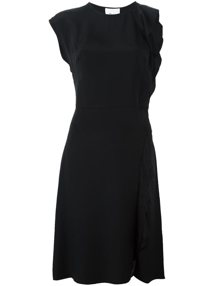 3.1 Phillip Lim Ruffled Midi Dress - Black