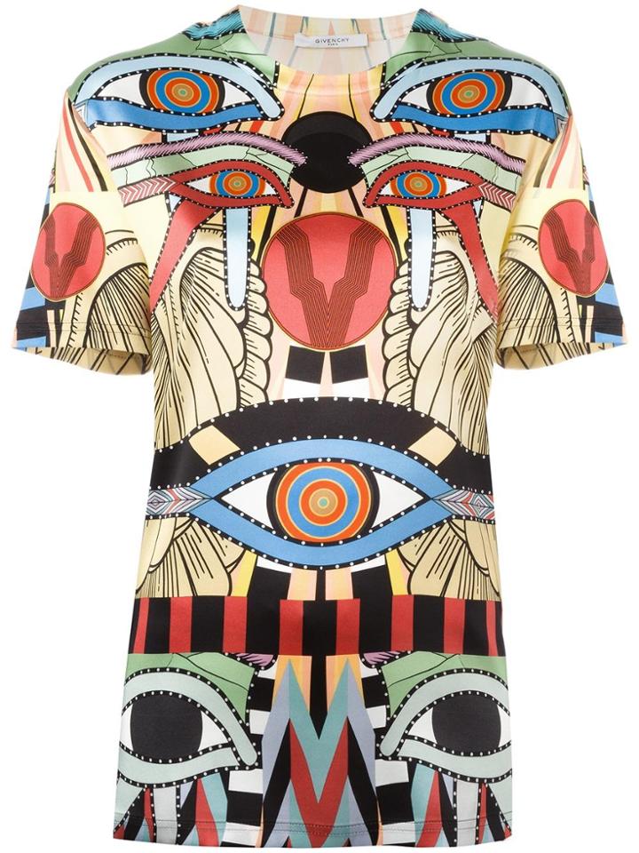 Givenchy 'crazy Cleopatra' Print T-shirt - Multicolour