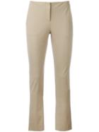 Theory Tennyson Skinny Trousers, Women's, Size: 2, Nude/neutrals, Cotton/nylon/polyester/spandex/elastane
