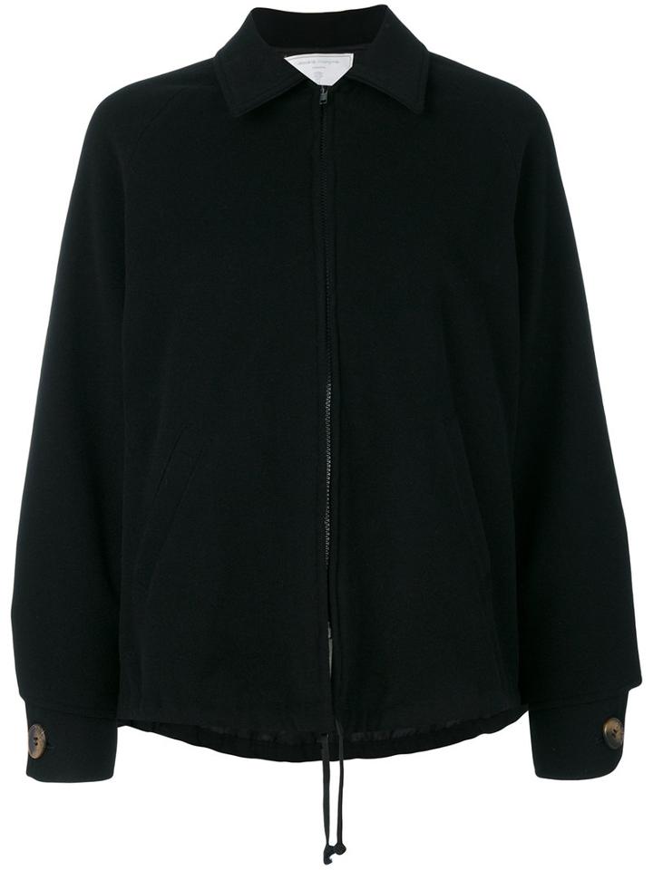 Société Anonyme - Bon Ton Bomber Jacket - Women - Cashmere/wool - M, Black, Cashmere/wool