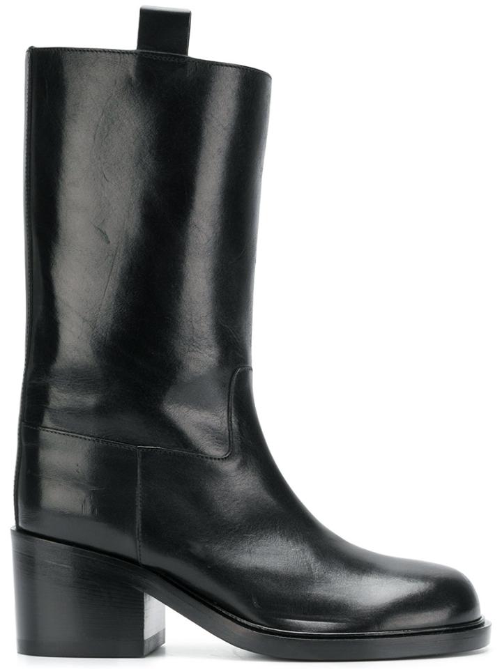 A.f.vandevorst Pull-on Midi Boots - Black