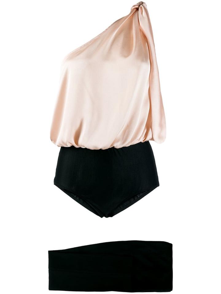 Pinko One Shoulder All In One