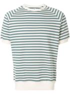 Doppiaa Short Sleeved Stripe T-shirt - Blue